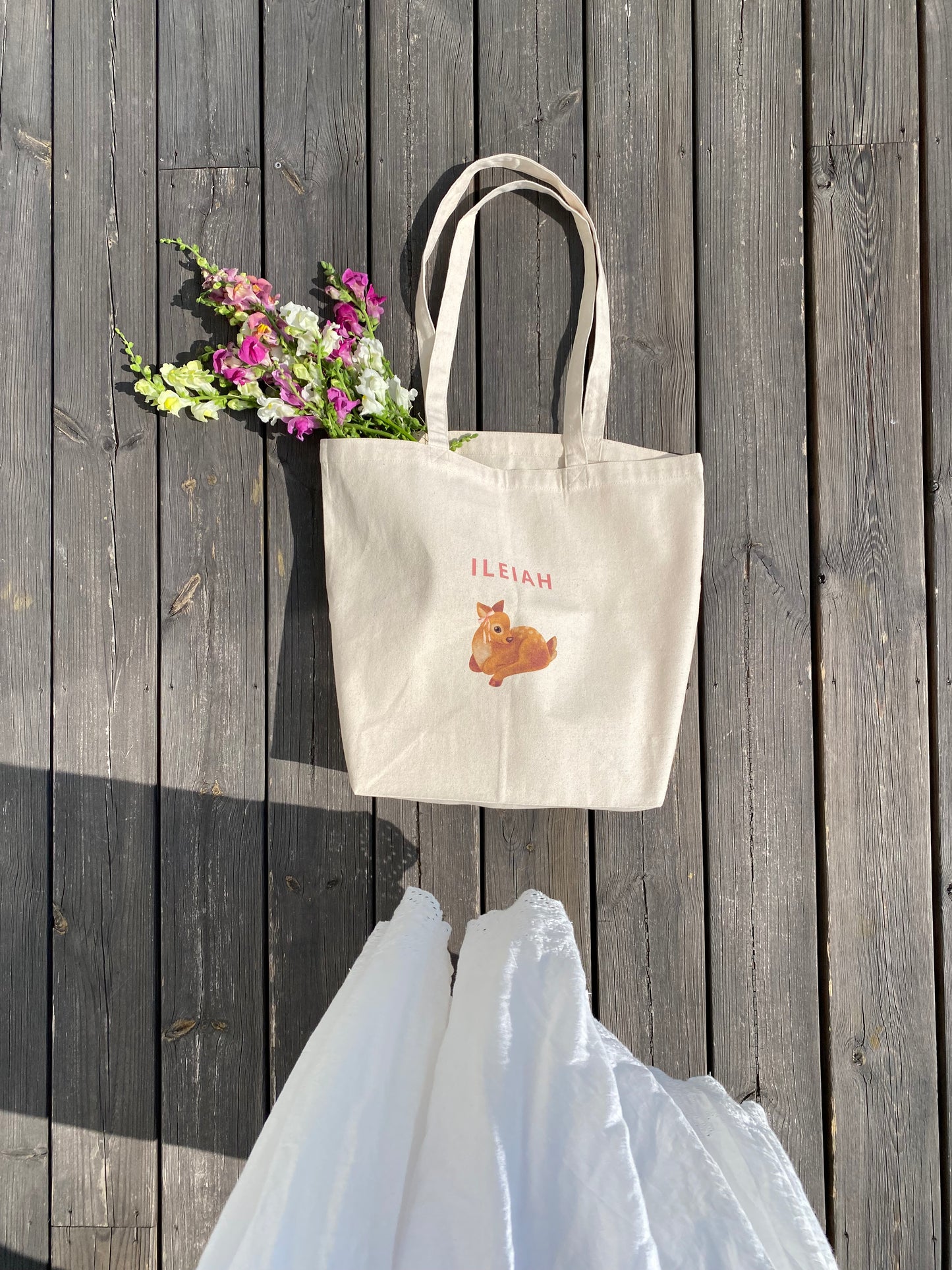 Bambi's World Tote Bag - Aesthetic Canvas Bag | ILEIAH