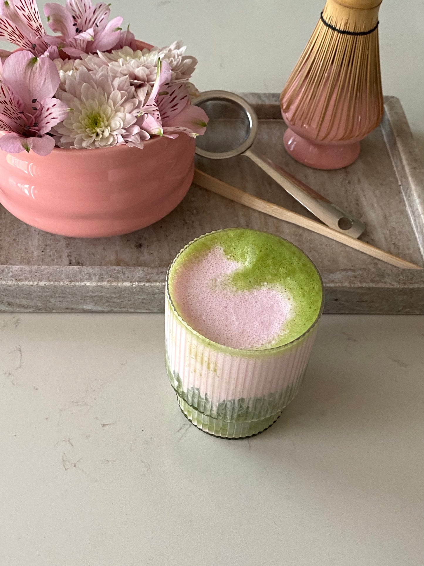 Bubblegum Matcha Set Ceramic