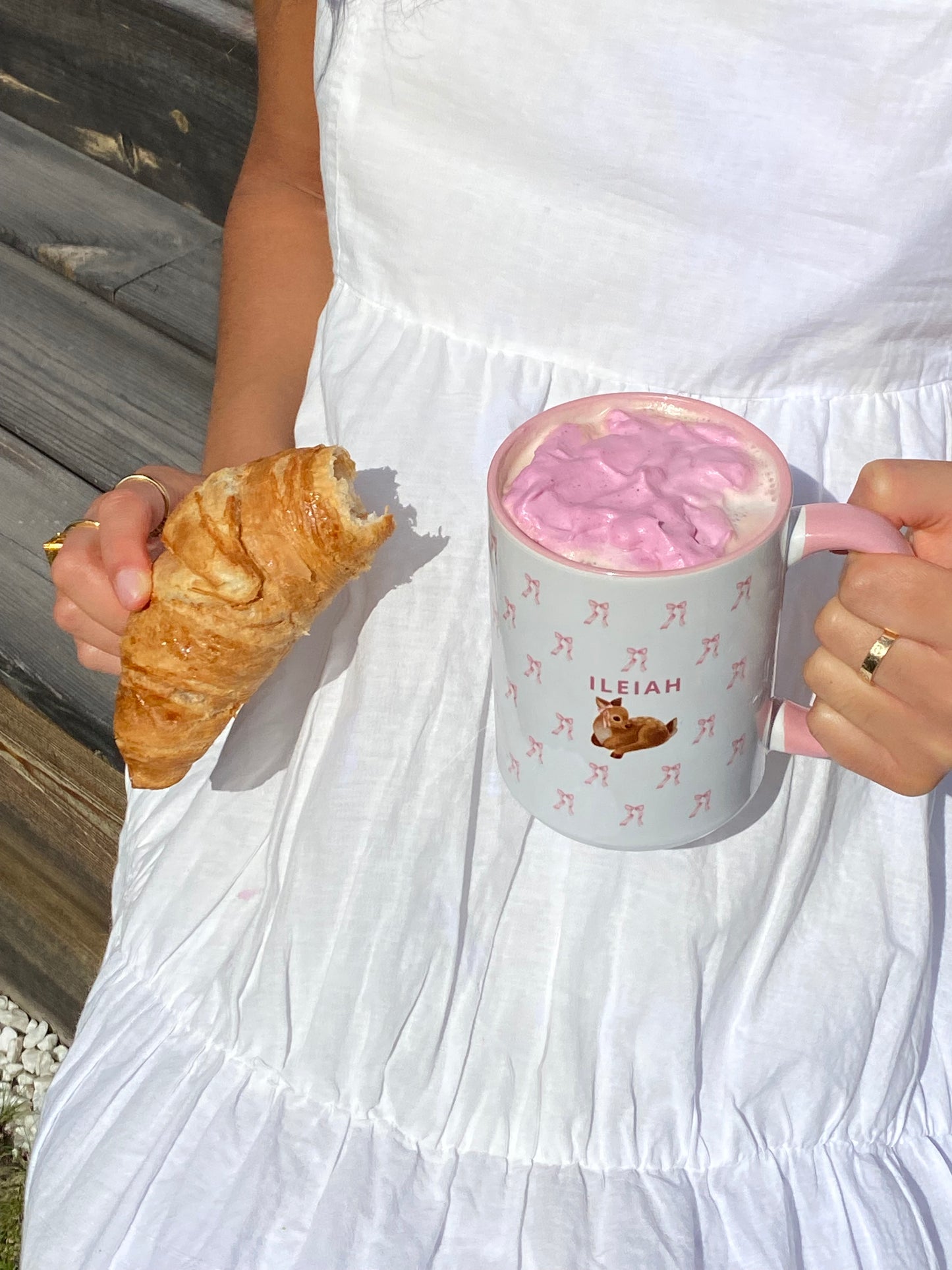 Bambi and Her Pink Bows Mug