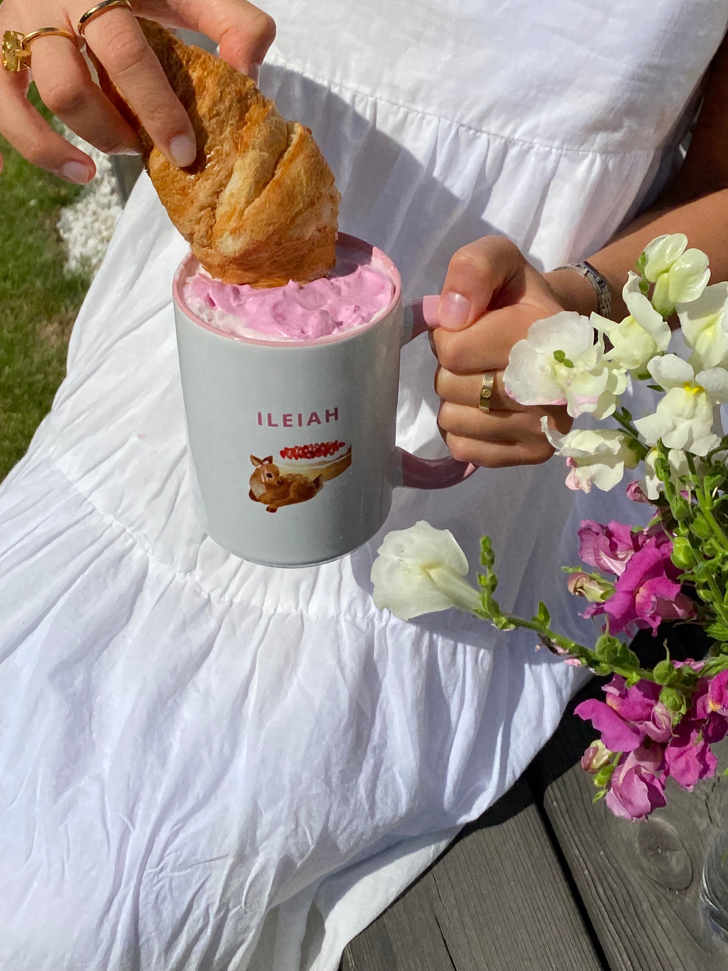 Bambi's Cake Mug - Aesthetic Ceramic Mug | ILEIAH