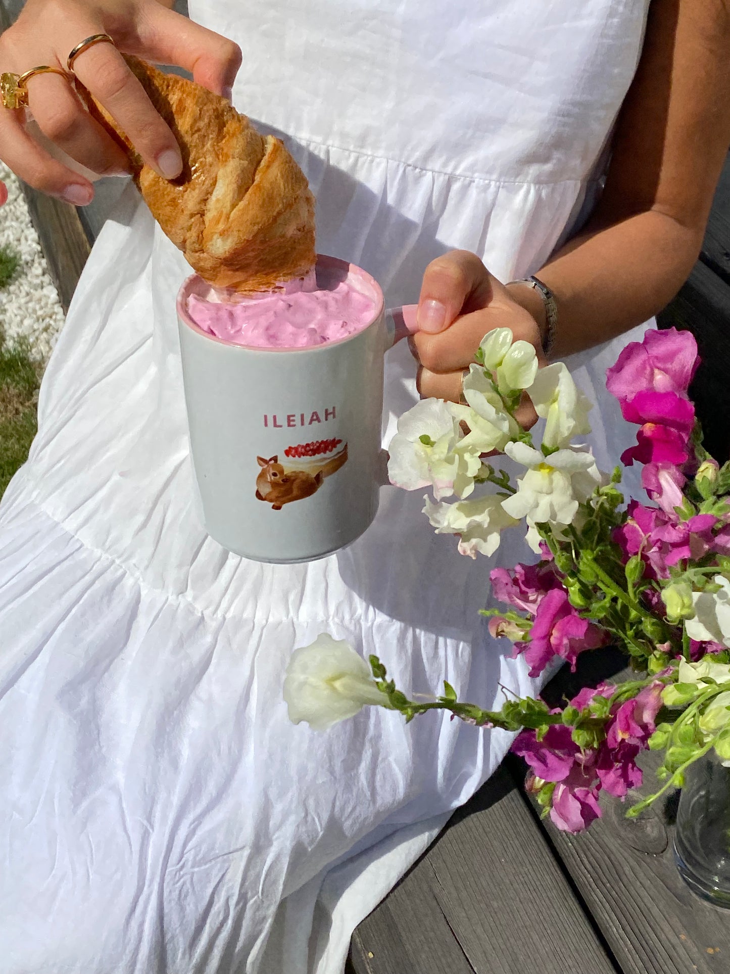 Bambi's Cake Mug - Aesthetic Ceramic Mug | ILEIAH