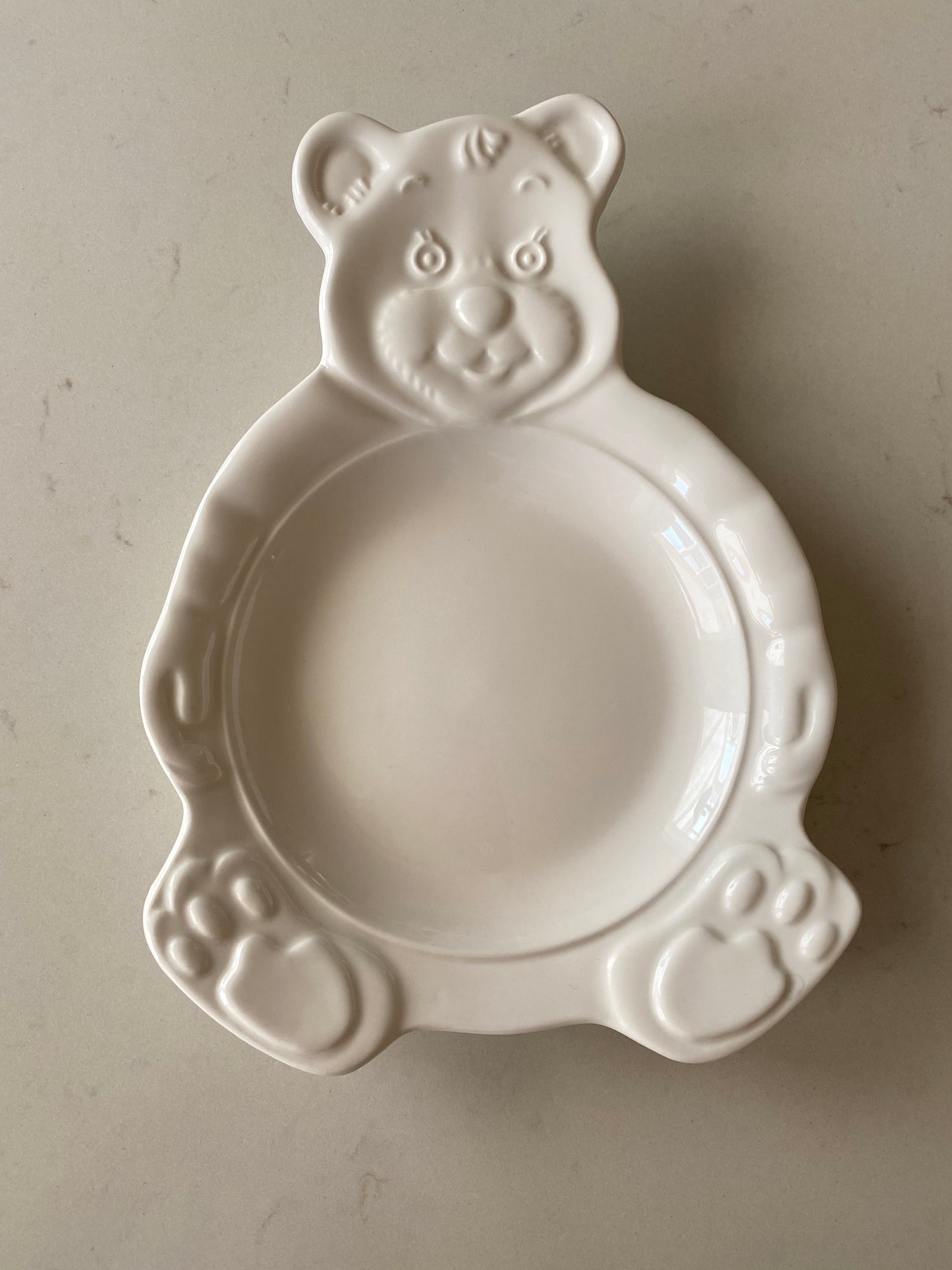 Bear Plate in ceramic