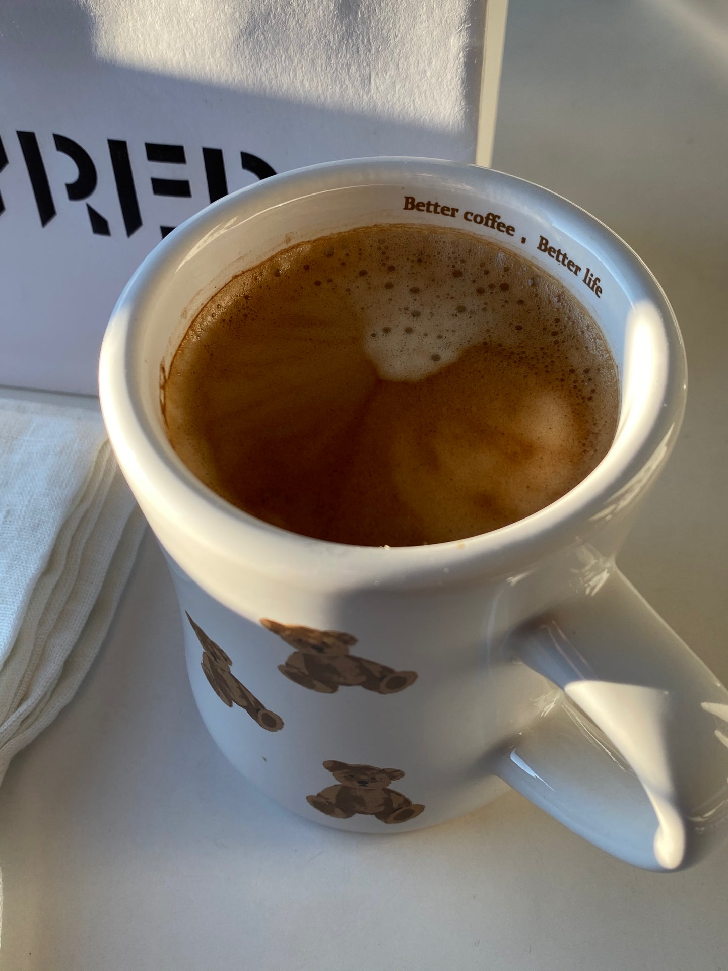 Bear Ceramic Mug - Cute Coffee Mug | ILEIAH