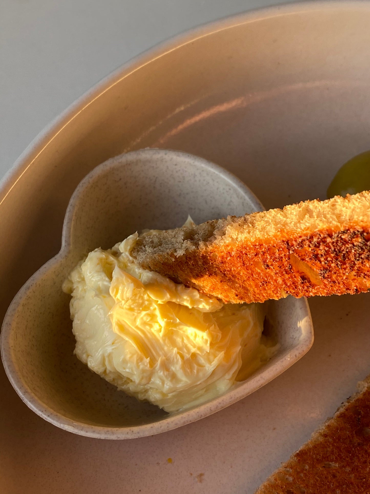 Mini Heart Wheat Straw Bowl